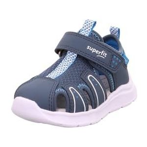 Superfit Wave Sandalen voor jongens, blauw turquoise 8030, 19 EU