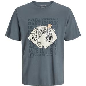 JACK & JONES - Sully - T-shirt - Blauw - Katoen