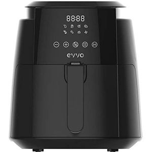EVVO Tasty Fryer friteuse zonder olie, 1500 W, dual-cyclone-technologie, multifunctioneel, tot 200 graden, 3,5 liter ...