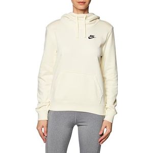 Nike W NSW Club FLC Fnl Hoodie Std T-shirt voor dames, kokosnoot melk/zwart, M