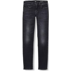 7 For All Mankind Pyper Slim Illusion Jeans, voor dames, zwart, normaal