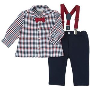 Chicco, Babypak met sweatshirt en broek, van warme en zachte stof, comfortabel en praktisch, babykleding, 0-24 maanden, cadeau-idee voor pasgeborenen, ontworpen in Italië, Blauw (2), 9 Maanden