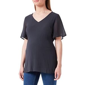 Noppies Maternity Dames Blouse korte mouw Kula Blose, Blue Graphite-P334, XS