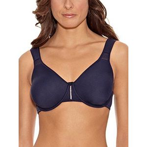 Selene - Lorea Cup Foam BH met beugels, Blauw (zwart), 90D (Fabrikant Maat 5D)