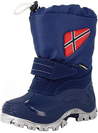 Spirale - Kindersneeuwlaarzen - Blauw - Waterdicht - Antislip Rubberen Zool