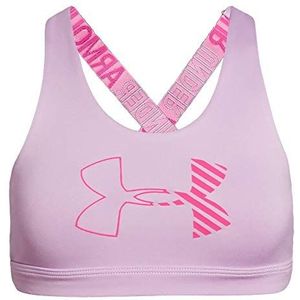 Under Armour HeatGear Graphic Sportbeha, meisjes