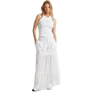 Pepe Jeans Dames Darling rok, wit (wit), M, Wit (wit), M