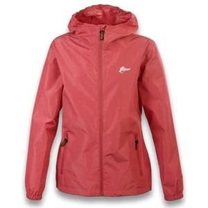 ANDE Lady JKT Regenjas, winddicht, regenbescherming, Framboos, XS