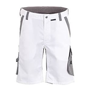 Planam Norit herenshorts in vele kleuren en alle maten, wit/zink., M