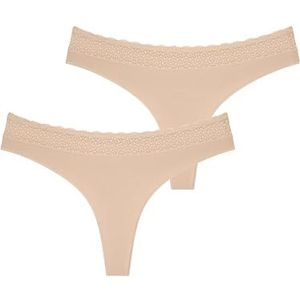 Triumph Feel of Modal String 2P Skin, nude, XS