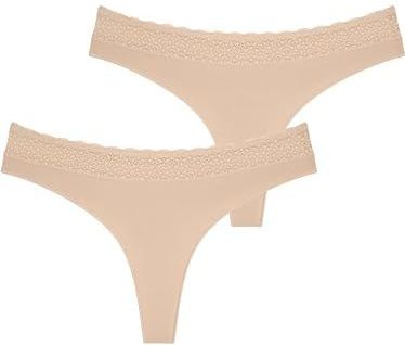 Triumph Feel of Modal String 2P Skin, nude, XS