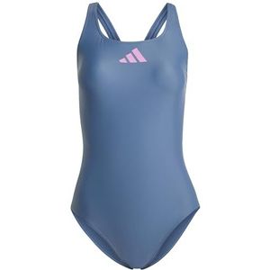 adidas Badpak voor dames, 3 bars, 38, Preloved Ink/Preloved Purple, 42