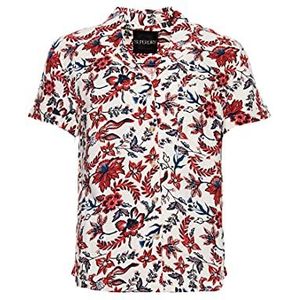 Superdry Dames Resort Shirt Shirt, wit (White Aop N4A), 34