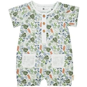 Sterntaler Babyjongens playsuit bladeren peuterpyjama, lichtturquoise, 56