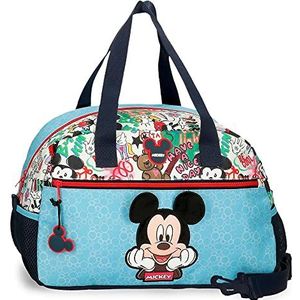 Disney Mickey Be Cool Lunchtas, blauw, 27 x 34 cm, polyester, Blauw, Bolsa de Merienda, lunchtas