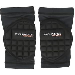 Endurance jongens PROTECH kniebescherming, zwart, S