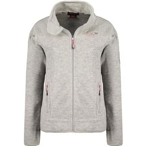 Geographical Norway Tyrell Lady - Dunne fleece voor dames, warm, ritssluiting, herfst, winter, lente, warm, dames, lange mouwen, kleding, bonttrui, zacht, comfortabel, Wit, L