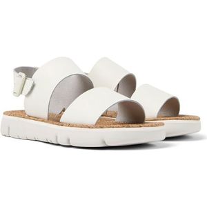 Sandalen - Natuurlijk Wit - 100% Rundleer - 100% EVA