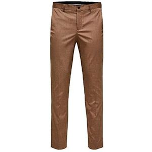 SELECTED HOMME BLACK Slhslim-Mylologan Camel TRS B Noos Smokingbroek voor heren, Kameel, 68