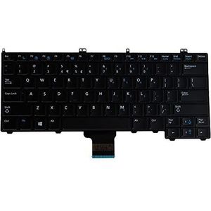 Origin Storage Notebook toetsenbord Latitude E6540 US Intl Layout 104 toetsen (Backlit) US zwart
