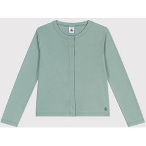 Petit Bateau Gebreid vest voor meisjes en jongens, Groen, 4 Jaar