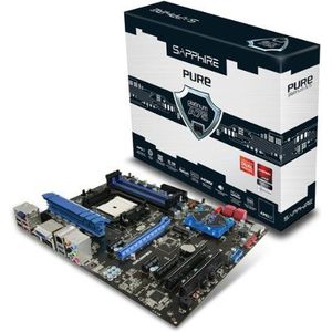 Sapphire PT-A8A75 (A75/ATX) Pure Platinum moederbordaansluiting (AMD A75/DDR3-geheugen/ATX/PCIe/SATA III/USB 3.0)