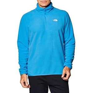 THE NORTH FACE Heren Fleece M 100 Glacier 1/4 ZI Clear Lake Blue, XL, NF0A2UARW8G
