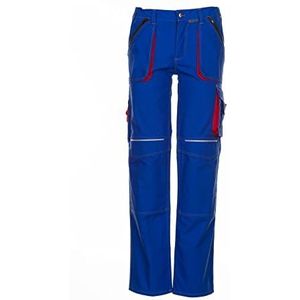 Planam werkbroek ""Basalt"" maat 29, korenblauw/rood, 2821029