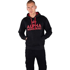 Alpha Industries Foam Print Hoody Heren Sweat met capuchon Black