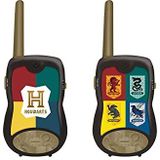 Lexibook - Warner Harry Potter Walkie-talkies, Riemclip, Batterij, voor Kinderen/Jongens, Zwart/Goud