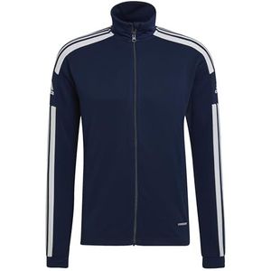 Adidas Heren Tracksuit Jacket Sq21 Tr Jkt, Team Navy Blue/White, HC6279, LT3