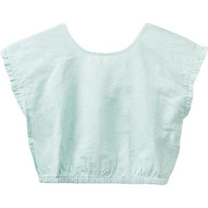 United Colors of Benetton Shirt voor meisjes en meisjes, Lichtblauw 0W6, 160