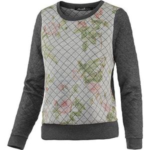 Blend Dames sweatshirt Quilty, grijs (20044 donkergrijs melange)., L