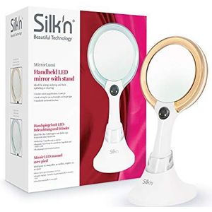 Silk'n MirrorLumi Make-upspiegel met ledverlichting, staande of handspiegel