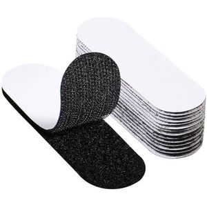 Blendura Afscheurband, vilt, sterk dubbelzijdig, 10 stuks, 3 x 10 cm, zelfklevend plakband, stretch-plakband voor muren, vloeren, kunststof, glas, metalen