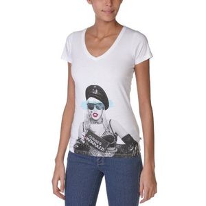 Le Temps des Cerises T-shirt voor dames - Wit - 40