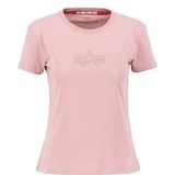 Alpha Industries - Femme Crystal T - T-shirt - Silver Pink - Katoen