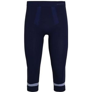 FALKE Heren Broek van onderlaag Warm 3/4 M Ti functioneel materiaal sneldrogend 1 stuk, Blauw Space Blue 6116 Trend, M