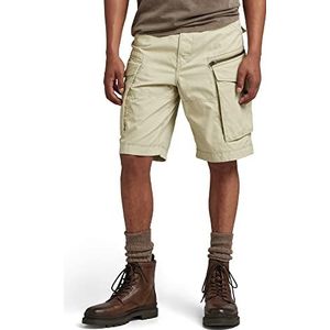 G-STAR RAW Men's Rovic Relaxed Shorts, beige/kaki (Spray Green D08566-D387-D606), 28, beige/kaki (spray green D08566-d387-d606), 28W