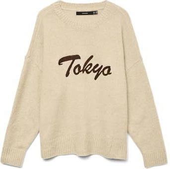 Vmboom - Gebreide Pullover - O-hals - Lange Mouwen - Regular Fit