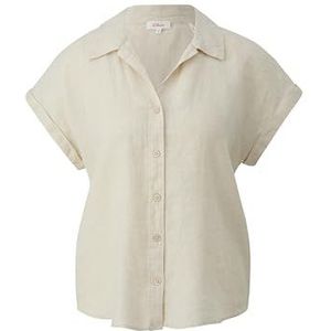 s.Oliver Linnen blouse, korte mouwen, 8105, 38