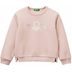 United Colors of Benetton Maglia G/C M/L 39m2g10ky sweatshirt met capuchon, roze, 1 jaar meisjes en meisjes