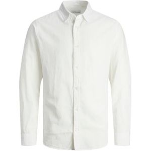 Jjelinen Shirt Ls Sn Jnr, wit, 152 cm