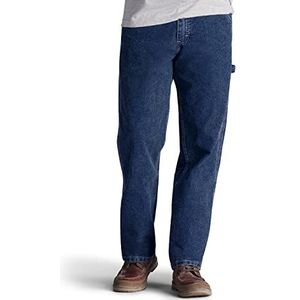 Lee Heren losse pasvorm rechte been timmerman jeans, Originele Steen, 34W / 29L