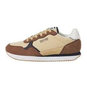 Jack & Jones JFWROBIN Combo LN sneakers voor heren, marsepein/detail: navy/wit/marshmallow, 43 EU, Marsepein Detail Navy White Marshmallow, 43 EU