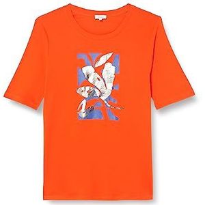 s.Oliver Dames T-shirt met korte mouwen, oranje, 40