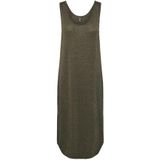 Pieces - Billo - Mouwloze Midi-jurk - Bruin