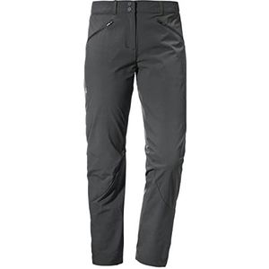 Schöffel Robuuste, sneldrogende outdoorbroek voor dames, broek met comfortabele pasvorm en voorgevormde kniebroek Hestad L