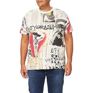 Desigual Heren Ts_Mexican Skull T-shirt, multicolor, S