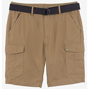 Oxbow P1ORAGO Shorts met riem, beige